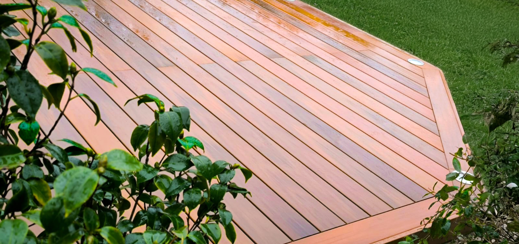 terrasse bois angle