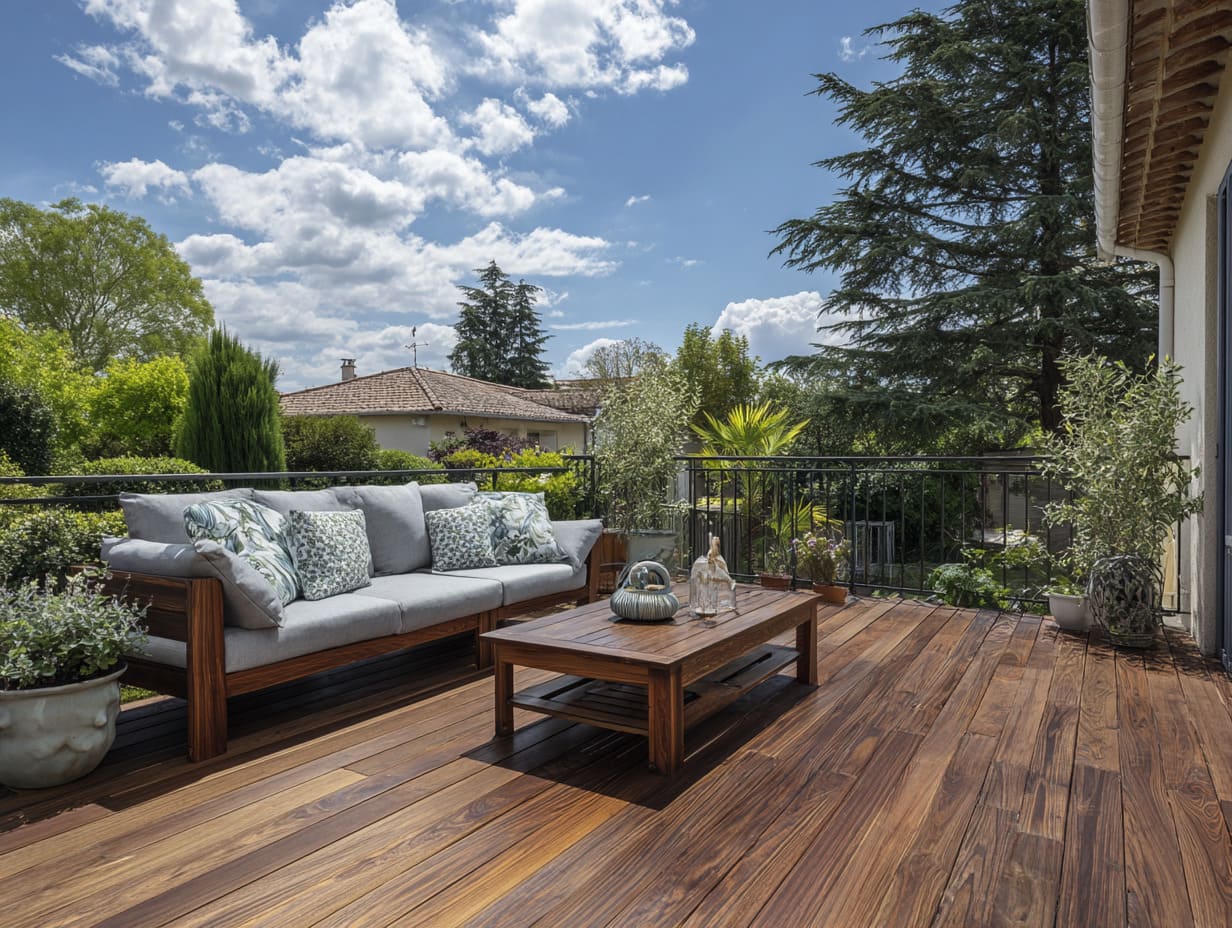 urbanisation et terrasse